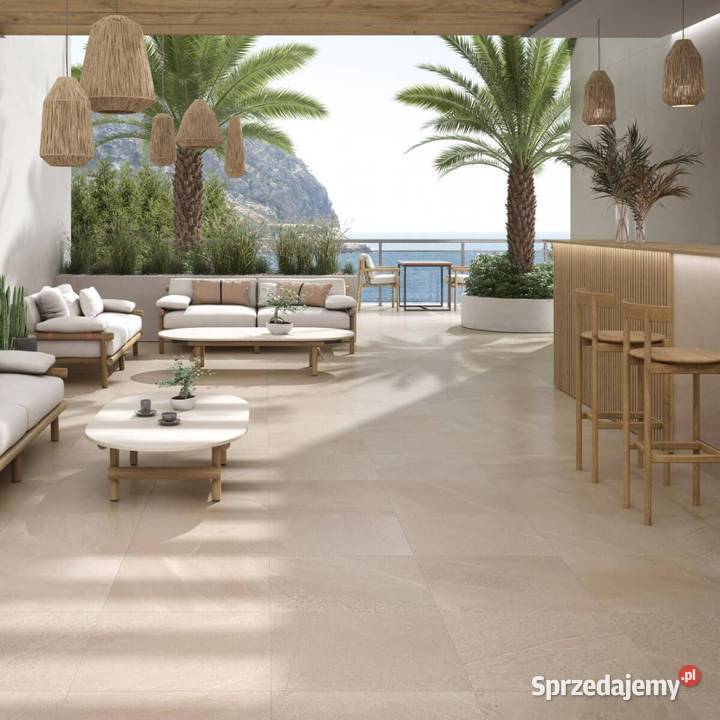 Gres 20MM BurlingStone Marfil matowy 61x61x2 pomorskie Gdynia