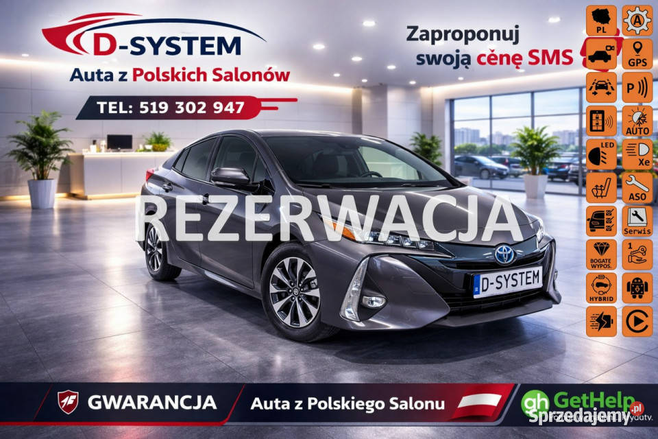 Toyota Prius 22r Salon Polska 18 hybryda plugin