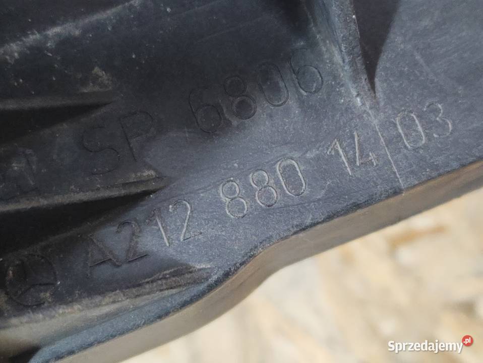 Wzmocnienie Czołowe Pas Przedni Mercedes W212 Pleszew