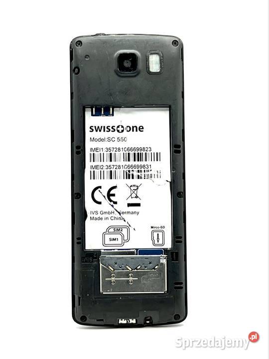 Telefon komórkowy Swisstone SC550 działa dawca Warszawa