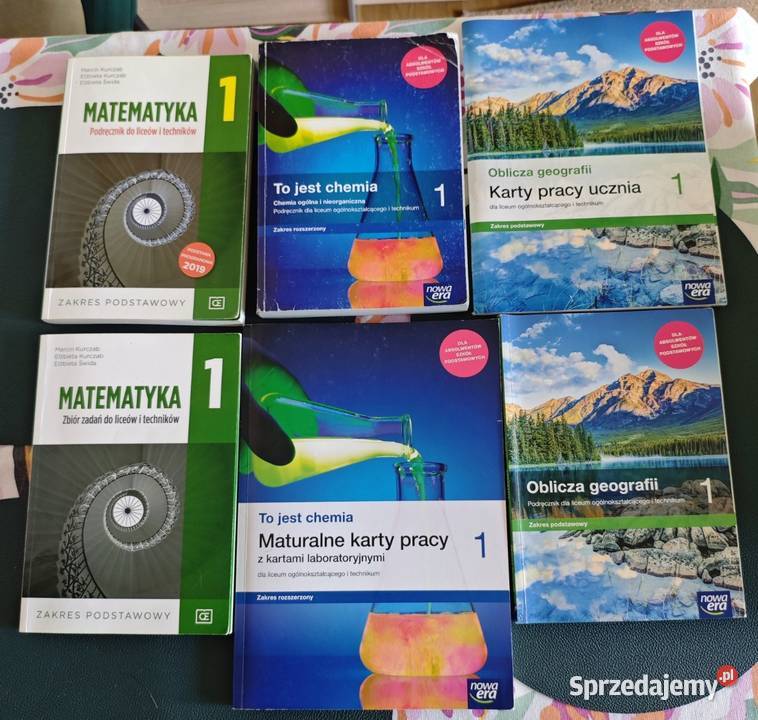 Podręczniki do 1 klasy liceum technikum Pruszków