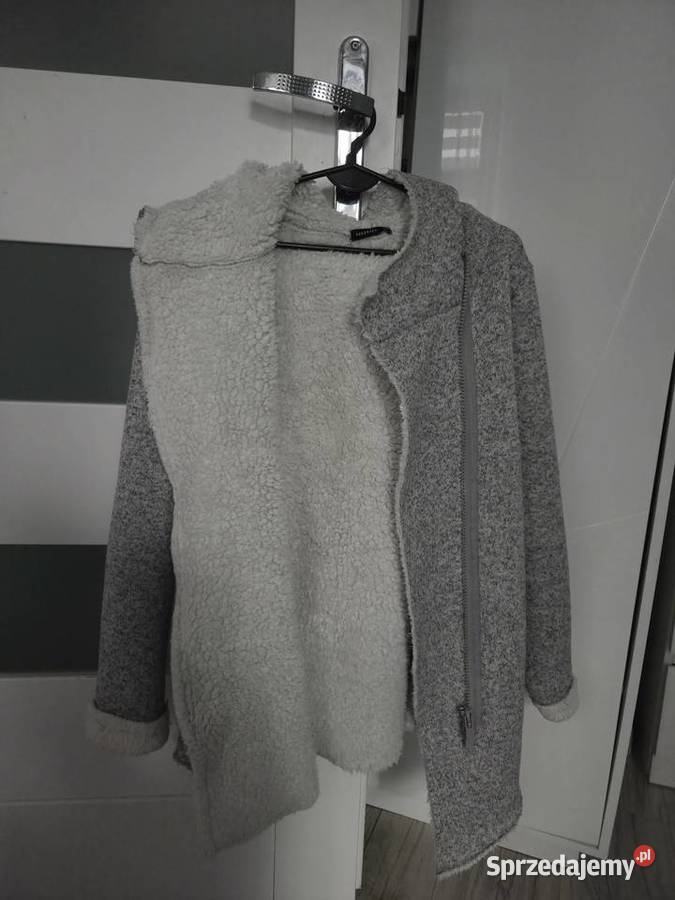 Płaszcz z kapturem Reserved M szary/srebrny dolnośląskie Świdnica Polska