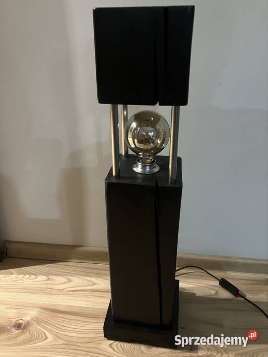 Lampa z drewna vintage Kondratowice