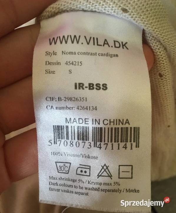 VILA sweter sweterek rozpinany na guziki Leszno