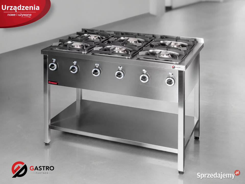 Kuchnia gazowa 6palnikowa wolnostojąca wielkopolskie