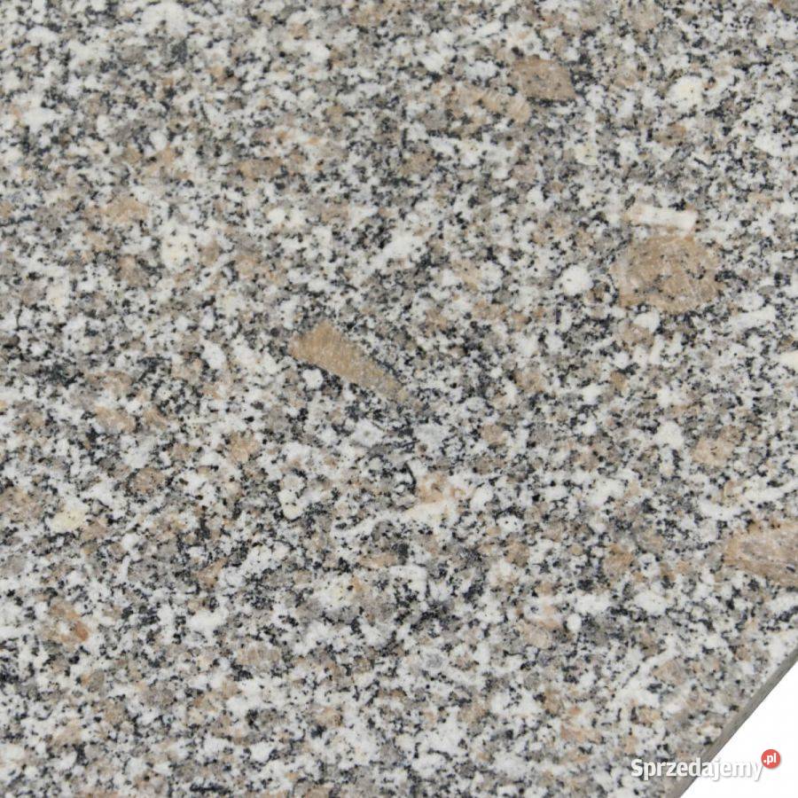Stopień granitowy Fusheng Grey polerowany Kraków