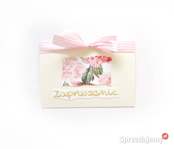 pastelowe zaproszenie puste zaproszenie ogólne Bydgoszcz sprzedam