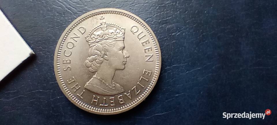 Stare monety 1 dolar 1972 Hong Kong Lesko