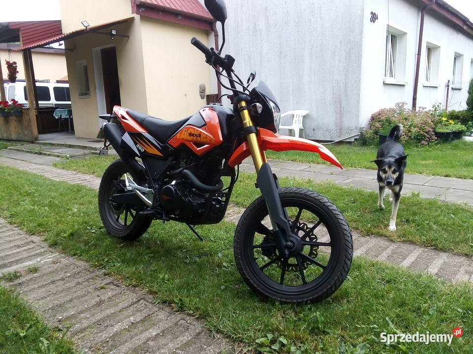 Tracker 250 Zipp supermoto nie KTM Kawasaki nowy zarejestrowany jako zabytek łódzkie