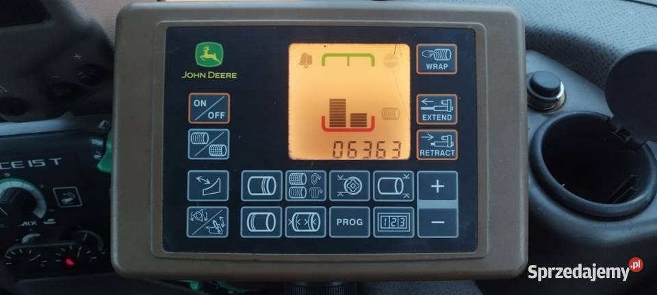 Prasa John Deere 864 Maxi Cut siatkasznurekRotor Łobżenica