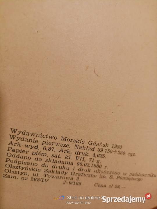 Skały wola książki Sierecki pierwsze wydanie Warszawa