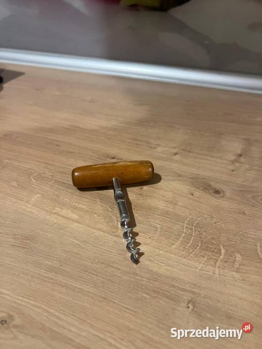 Vintage drewniany korkociąg do wina Gdańsk sprzedam