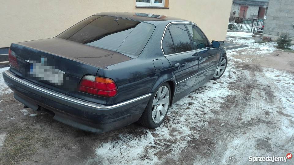 BMW E38 35 V8 LPG Długie opłaty elektrycznie ustawiane fotele Chełm