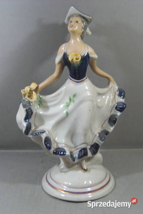 Figurka Ceramiczna Steatyt Katowice PRL