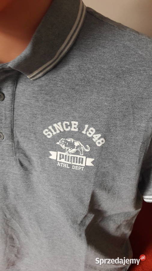 Koszulka polo Puma szara Rozmiar XL Głuchołazy sprzedam