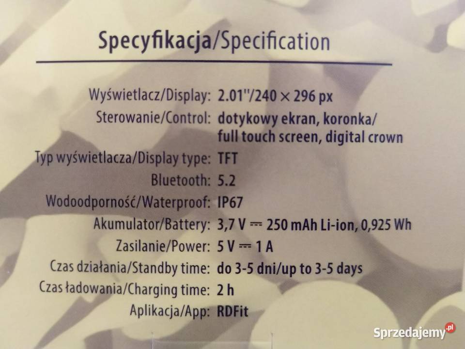 OKAZJA Smartwatch elektroniczny zegarek dotykowy Zabrze sprzedam