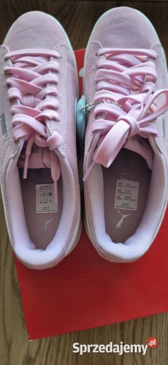 Buty Puma Vikky v2 różowe skóra nowe 38 12 24.5cm mazowieckie sprzedam