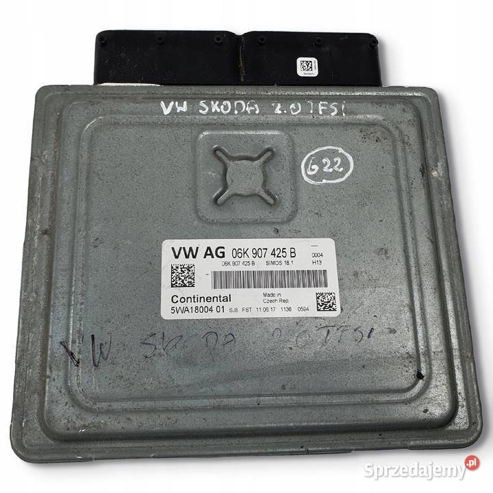 STEROWNIK SILNIKA Skoda Octavia III 18 TSI Układ elektryczny, zapłon Chełm