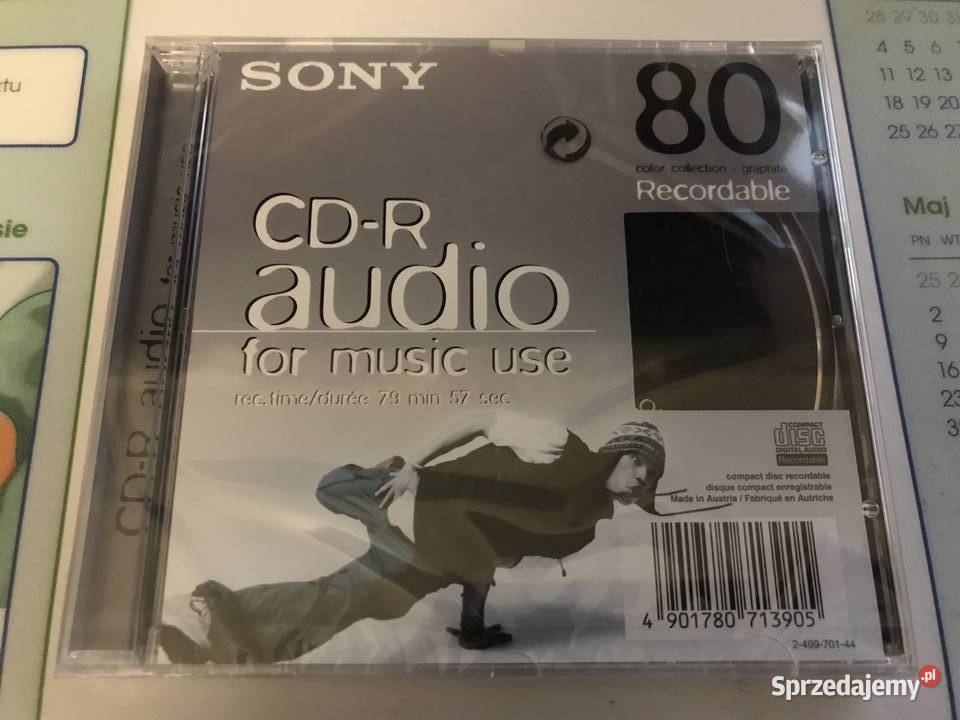 Nowa płyta Sony CD-R for audio CRM80CRB