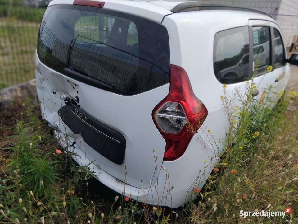 Dacia Lodgy 16 benzynagaz uszkodzony mazowieckie Warszawa