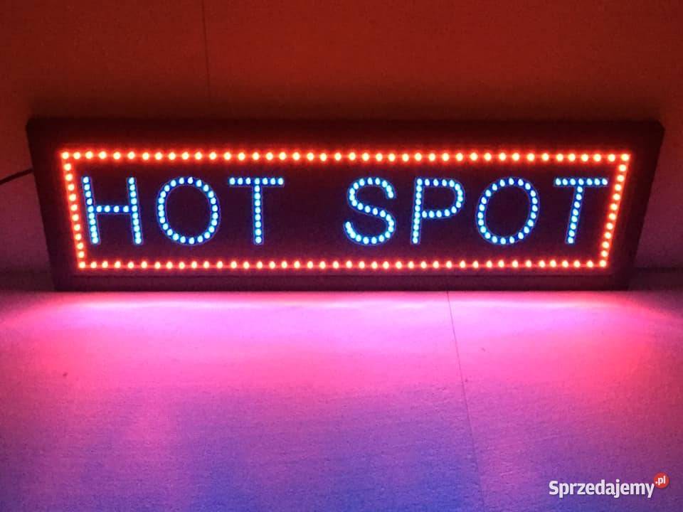 HOT SPOT reklamy LED szyldy diodowe Gotowe do mazowieckie Warszawa