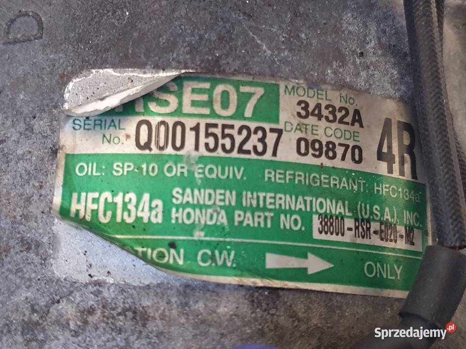 SPRĘŻARKA KLIMATYZACJI Honda Civic VIII 22 iCTDI Chełm