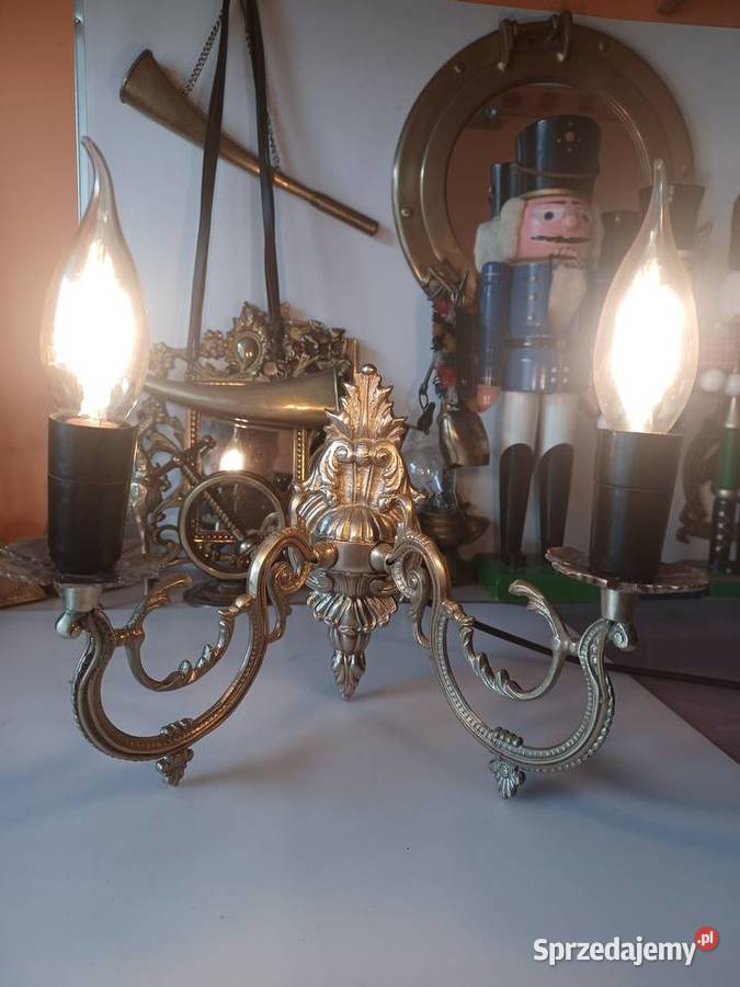 Kinkiet mosiężny Mosiądz Kolekcja