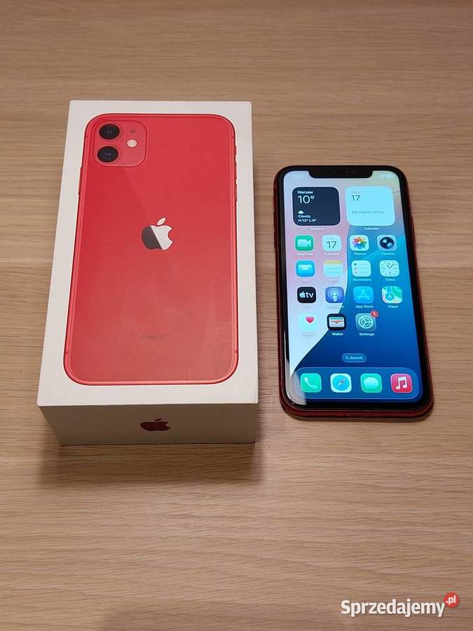 iPhone 11 64GB 95 Czerwony Idealny Stan Apple / iPhone sprzedam