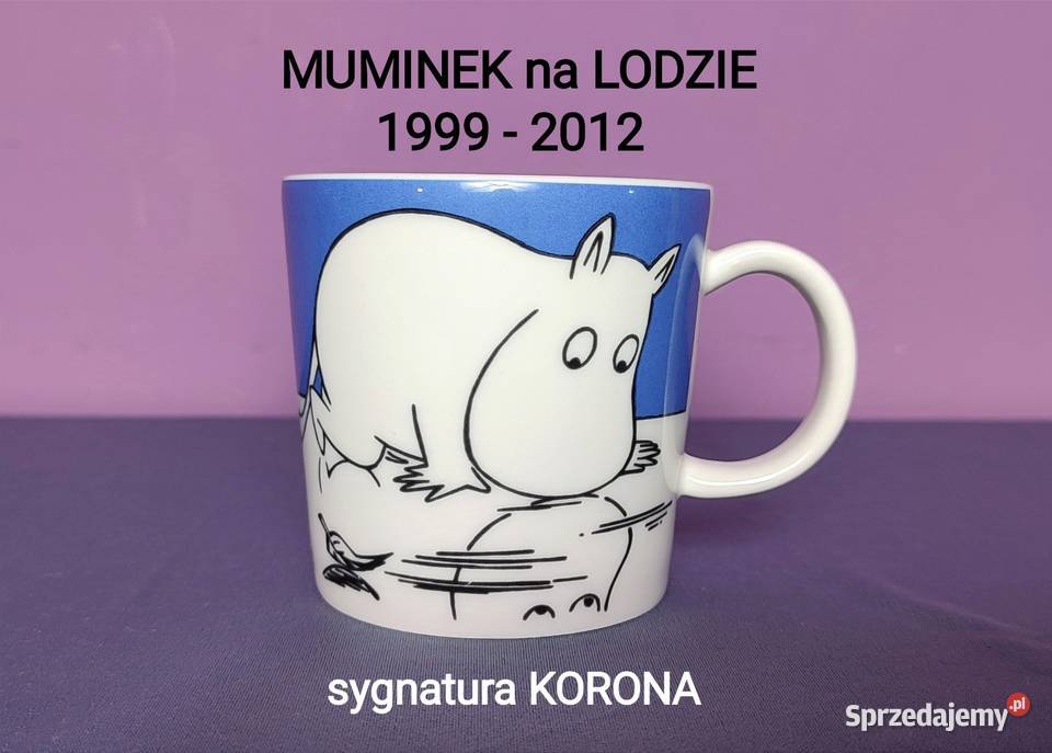 Muminki KUBEK Moomin Arabia Finland sygnatura Jasień sprzedam