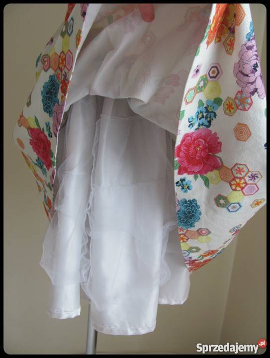 Sukienka rozkloszowana kontrafałdy 40 L MONSOON mazowieckie Płock