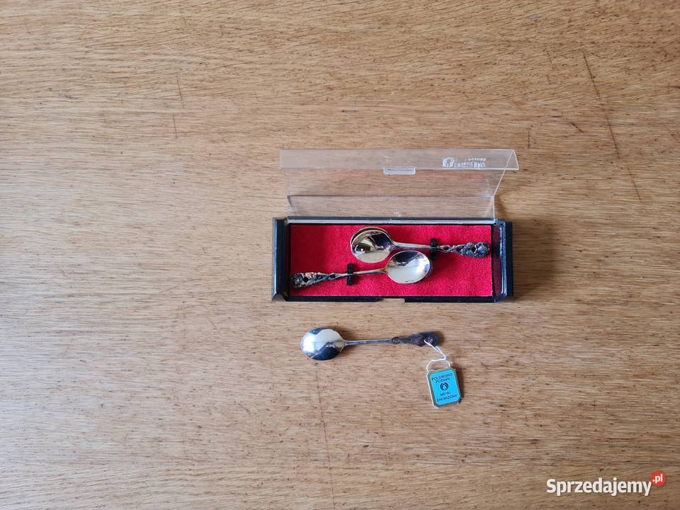 Małe łyżeczki metal srebrzony Warszawa