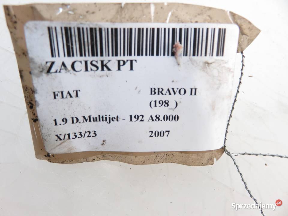 ZACISK PRAWY TYŁ FIAT BRAVO II 19 D