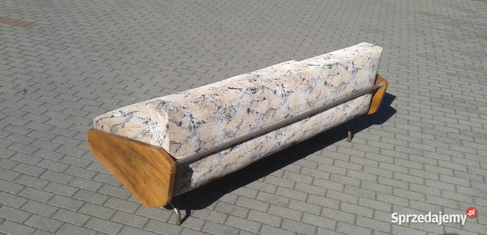 Kanapa PRL proj Janusz Różański design lata 6070 pomorskie Gdynia