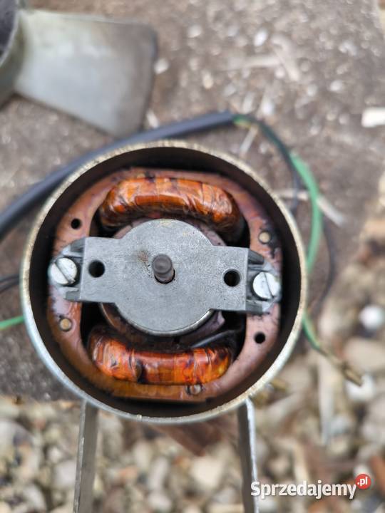 Silnik elektryczny z wiatrakiem z dawnych lat łódzkie Radomsko