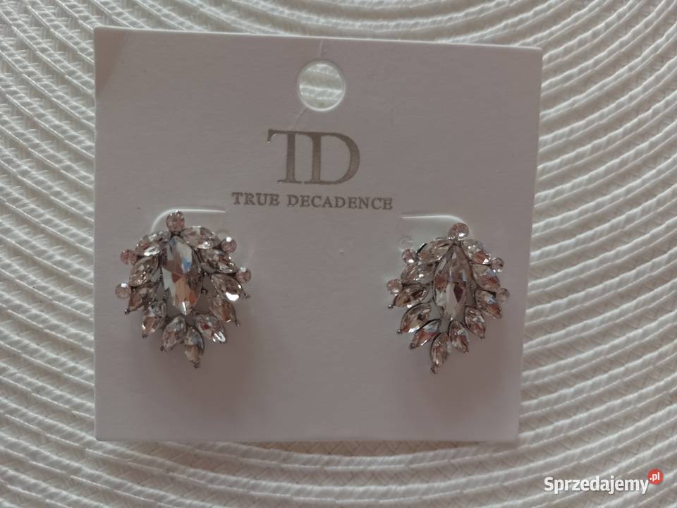 Subtelne bogato zdobione kolczyki biznesowe z Dla kobiet Kraków