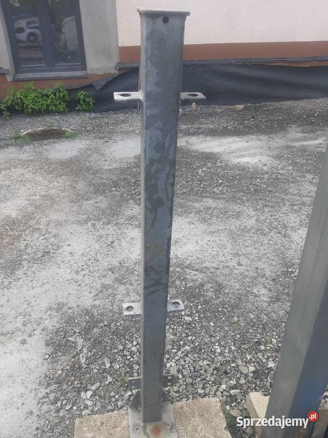 słupek stalowy bariera słupki ocynk śląskie Żywiec