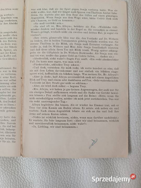 Ngaio Marsh Letzter Applaus Kriminalroman Proza i poezja Bydgoszcz