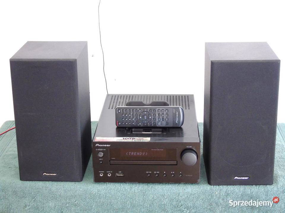 Wieża Pioneer pilot USB mp3 CD RDS AUX kol Wieże i miniwieże Jasło