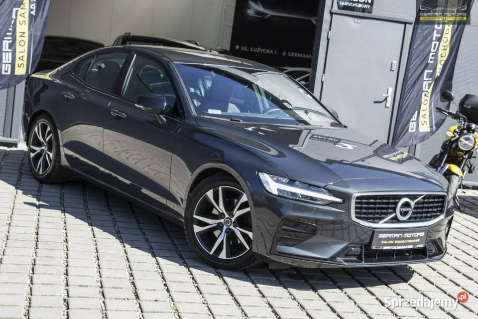 Volvo S60 R Design LEDY Harman Kardon Gwarancja centralny zamek Motoryzacja pomorskie
