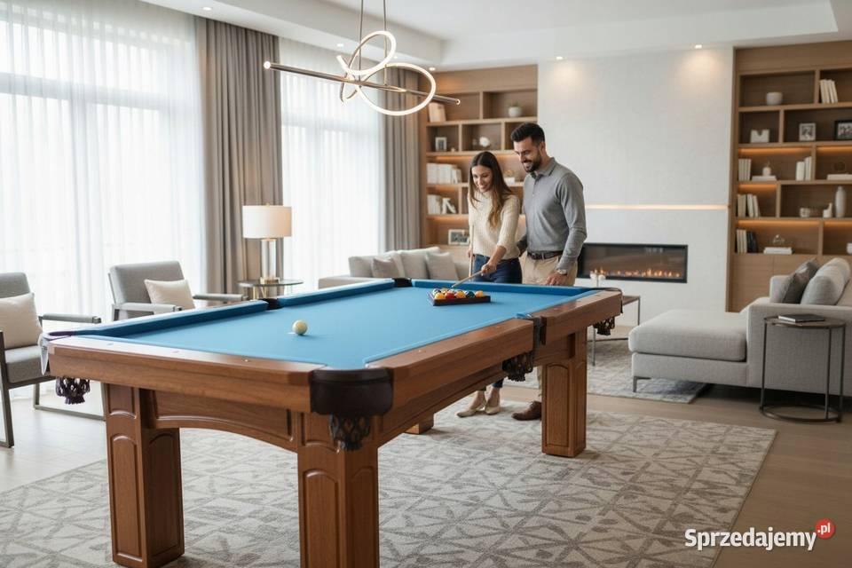 Stylowy Stół z Drewna OXFORD 3w1 Bilard Salon Krzyżowice