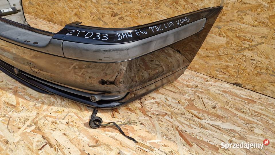 BMW E46 PDC KOMBI LIFT ZDERZAK TYLNY TYŁ KOD LAK osobowe wielkopolskie Słowikowo