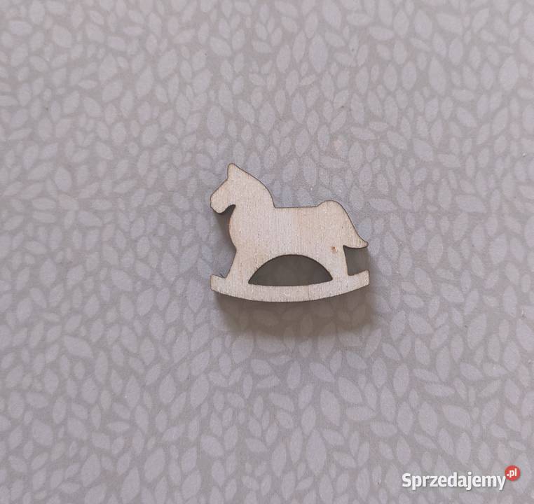 Koń konik na biegunach sklejka drewno decoupage Tczew