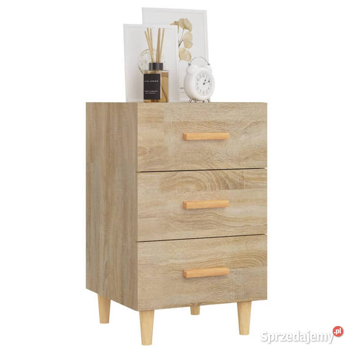 Szafka nocna dąb sonoma 40x40x66 materiał Nocne Warszawa