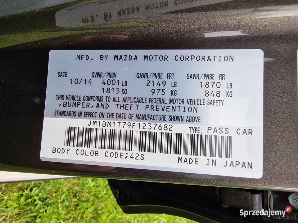 Mazda 3bm 20 120 Automat Ciężkowice