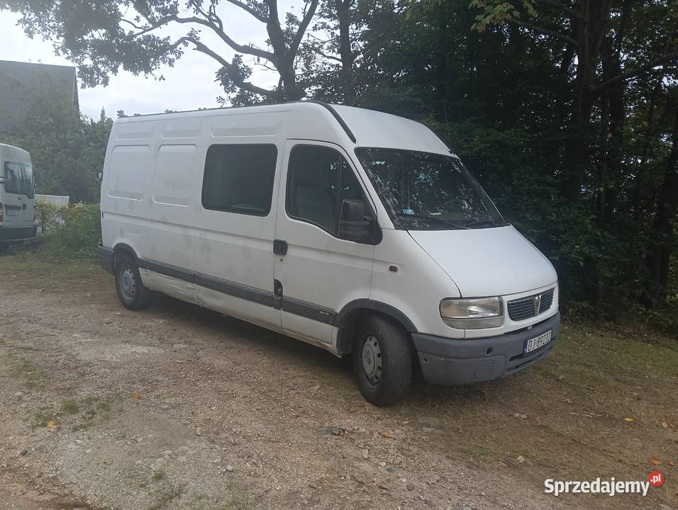 Opel Movano 6 osobowy spora paka uszkodzony Jelenia Góra