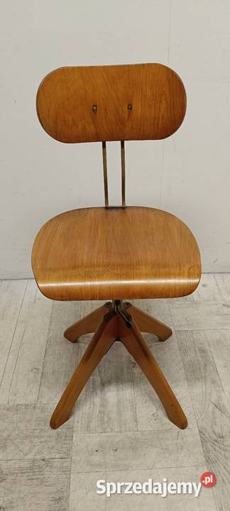 krzesło architekta biurowe lata 50te vintage Fotele i krzesła obrotowe Radomsko