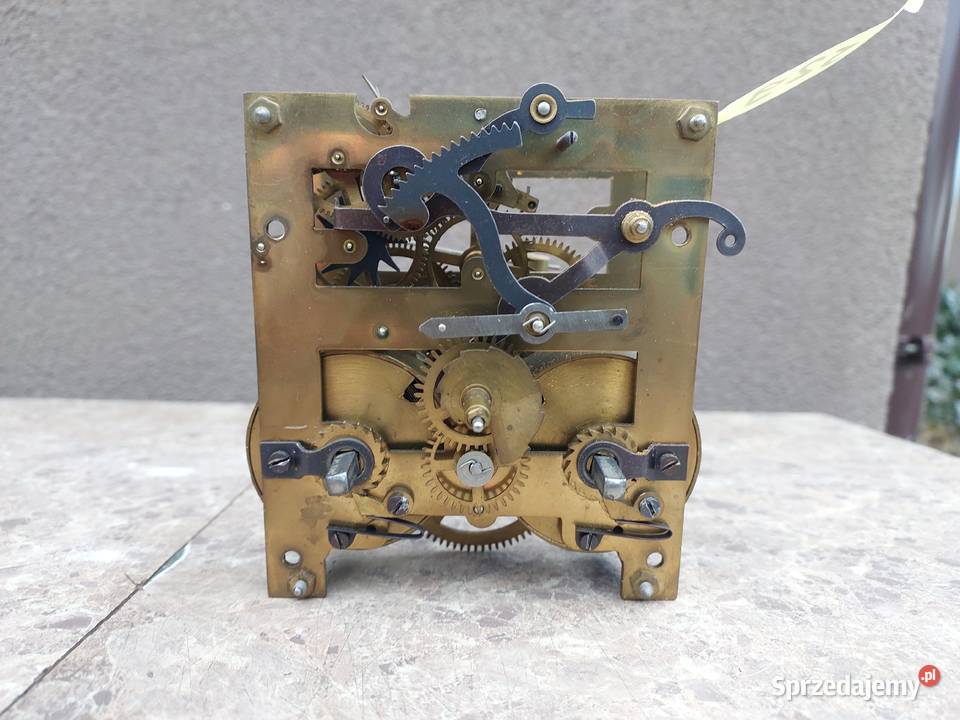 529 Mechanizm starego zegara ściennego Dufa P46 Tczew