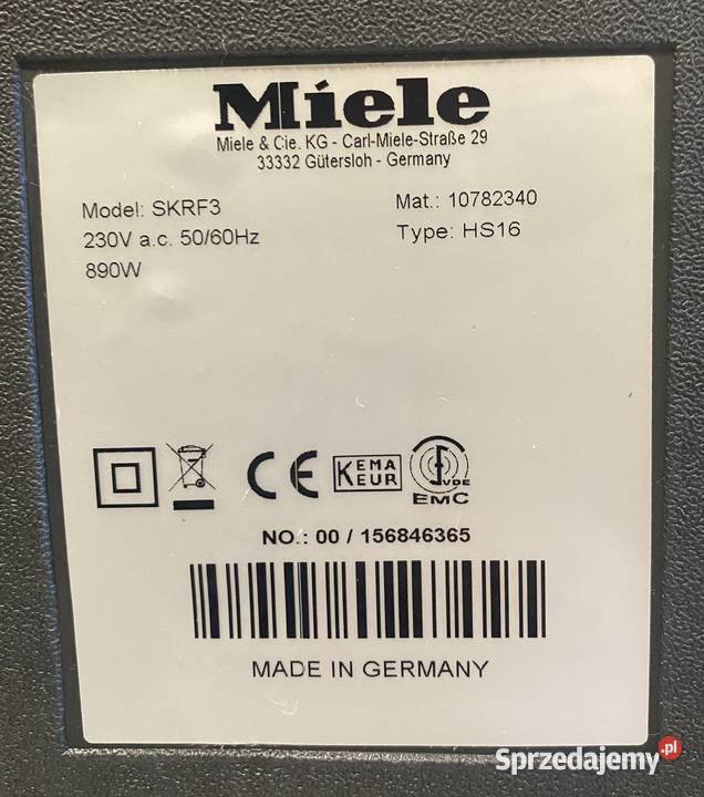 ODKURZACZ MIELE BLIZZARD CX1 Power Line AGD drobne sprzedam