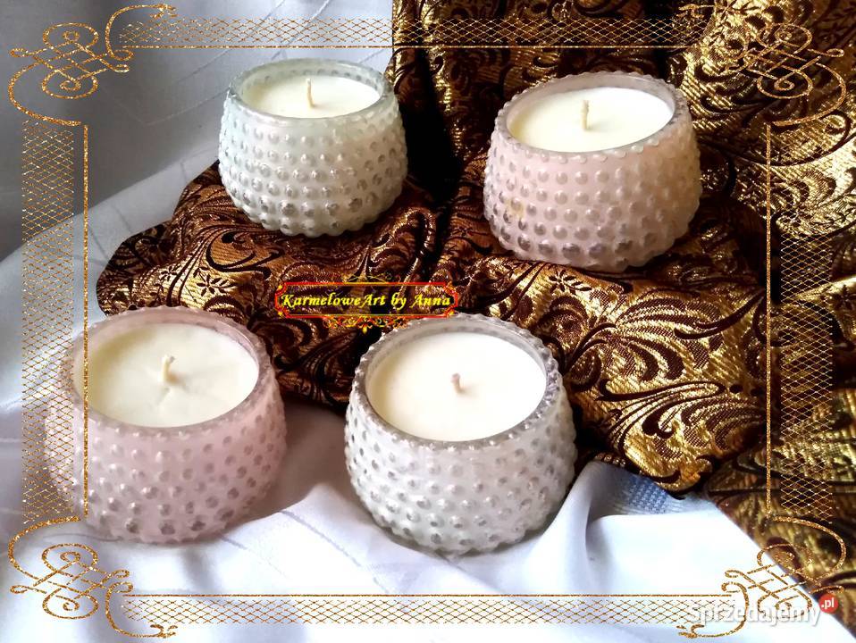 Świece candles sojowe naturalne zapachowe