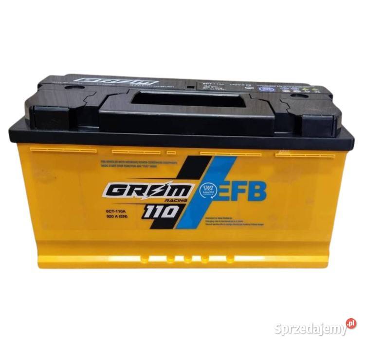Akumulator Grom Racing EFB 110Ah 920A EN Prawy Akumulatory Wałbrzych